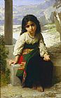William Bouguereau Petite mendiante painting